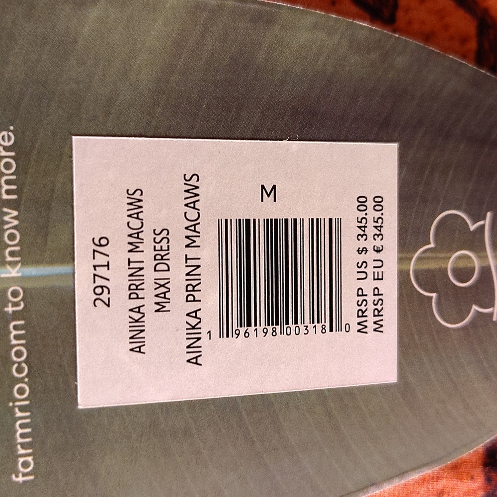 NWT FARM Rio dress, M. - Picture 7 of 8